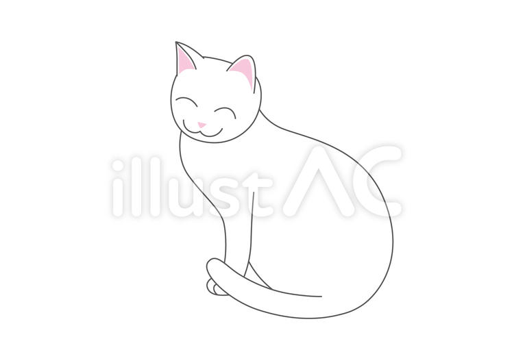 猫 ねこ,ネコ,猫のイラスト素材