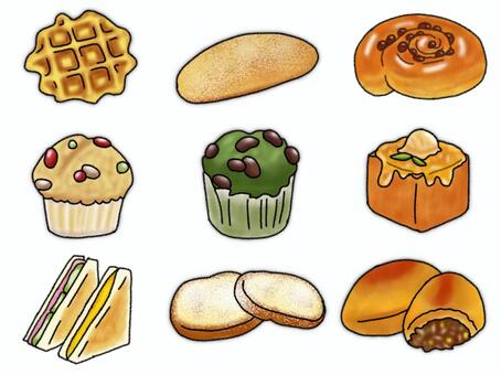 揚げパンイラスト 無料イラストなら イラストac