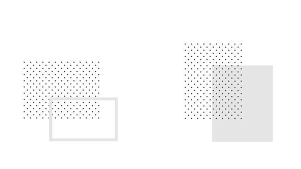 グレーの版ずれ風の枠線素材　描線 フレーム,枠線,シンプル,見出し,タイトル,おしゃれ,あしらい,バナー,アイキャッチ,テンプレートのイラスト素材