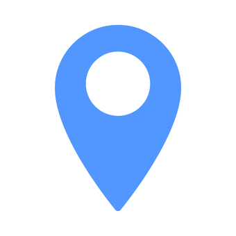 マップピン（青） マップピン,地図,アイコン,マーク,現在地,目印,位置,情報,ピン,青のイラスト素材