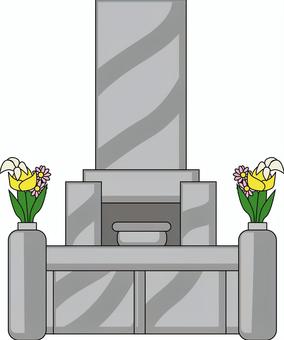 お墓 お墓,墓石,墓参り,墓場,終活,設置,ご先祖,線画のイラスト素材