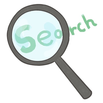 虫眼鏡（サーチ） 虫眼鏡,ルーペ,拡大鏡,スコープ,手持ちルーペ,凸レンズ,レンズ,むしめがね,ズーム,探すのイラスト素材