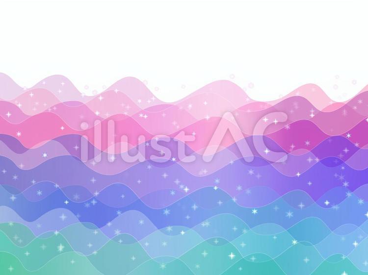 Free Vectors | Gradation wave rainbow color