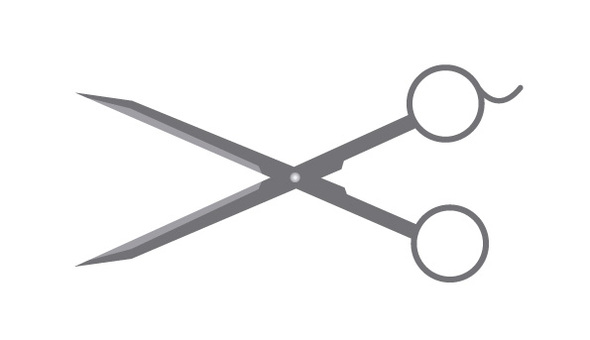 Barber scissors, JPG and AI Barber scissors, , JPG and AI