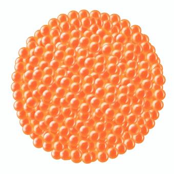 Illustration, salmon roe, seafood, eggs, 