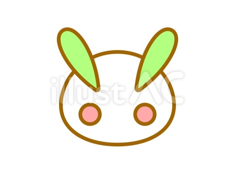 ゆきうさぎ　白 ゆきうさぎ,うさぎ,雪のイラスト素材