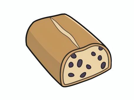 バームブラック　丸ごと　イラスト 丸ごと,バームブラック,ケーキ,ハロウィン,食べ物,お菓子,レーズン,伝統,ハロウィーン,パンのイラスト素材