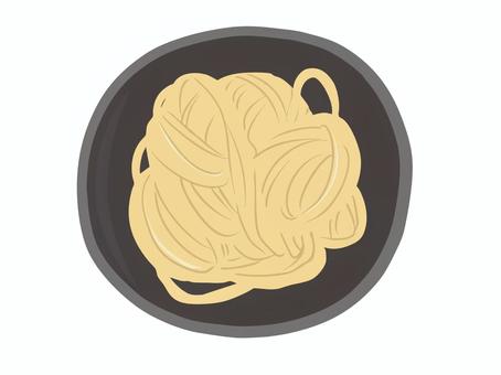 替え玉 主線なし 替え玉,おかわり,麺,食べ物,皿,主線なし,広告,チラシ,cm,白背景のイラスト素材