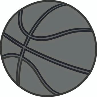 グレーのバスケットボール ボール,バスケットボール,スポーツ,球技,部活のイラスト素材