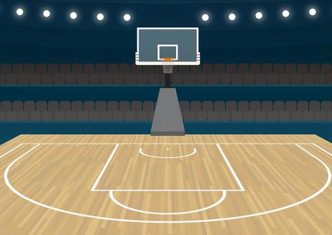 #3422バスケアリーナ バスケットボール,バスケ,アリーナ,体育館,観客,応援,試合のイラスト素材