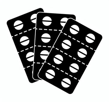 錠剤シート 錠剤,錠剤シート,薬,アイコン,医薬品,治療,医療,処方,風邪薬,タブレットのイラスト素材