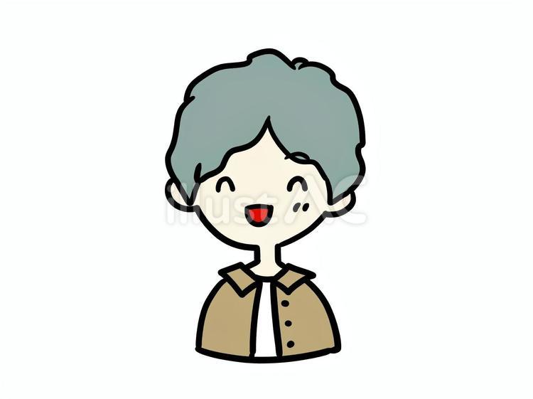 おとこのこ③-2 こども,人,顔のイラスト素材