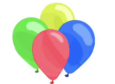 Illustration, balloon, rubber balloon, decoration, 