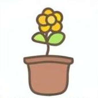 開花 ガーデニング,開花,鉢植え,鉢,プラント,プランター,花,植物,葉っぱ,バラ科のイラスト素材