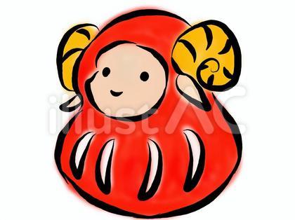 干支だるま・未