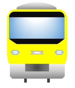 電車107 電車,正面,列車,通勤,前,通学,公共交通機関,トレイン,鉄道,交通のイラスト素材
