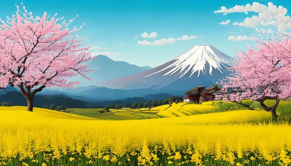 Free Vectors | Mount Fuji background