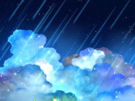 night sky, sky, night, cloud, JPG