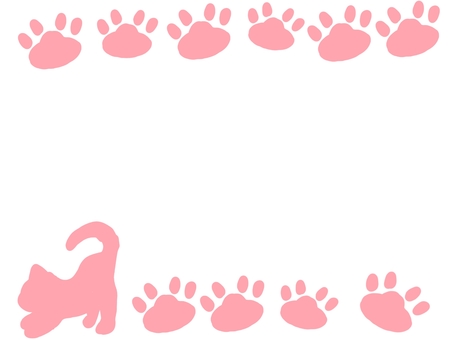 フレーム  背伸びしている猫, 猫, 动物, 侧影, JPG 和 PNG