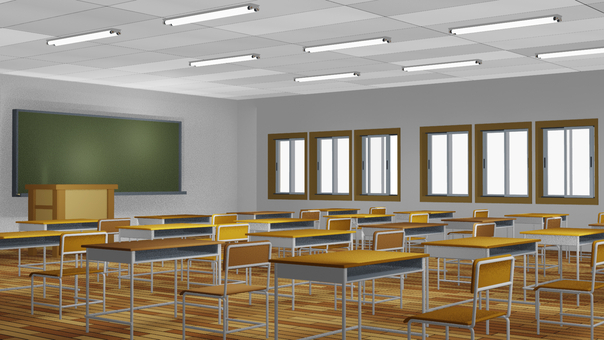 教室 教室,学校,クラス,塾,教育,スクール,授業,教場,組,席のイラスト素材