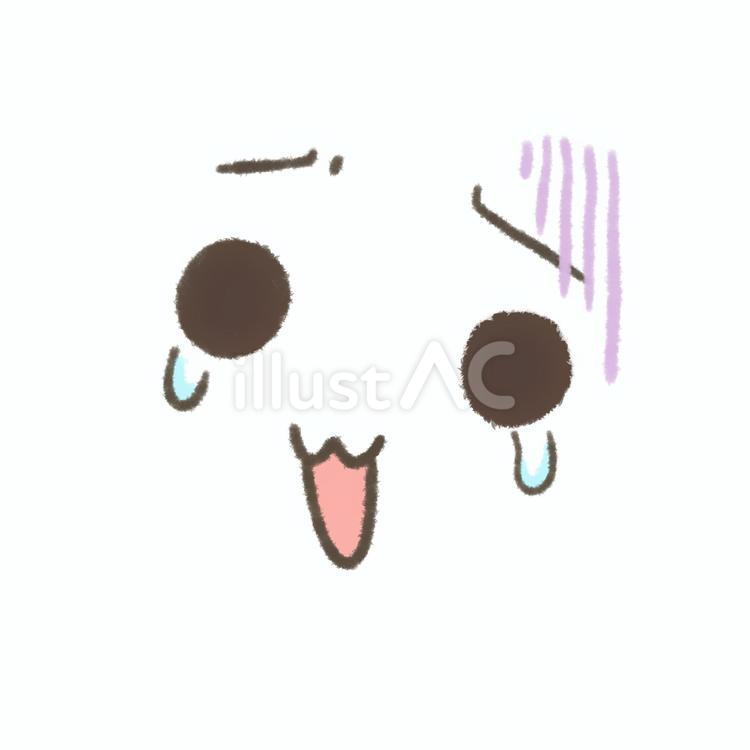 困って怯える顔 動物,怯え,困るのイラスト素材