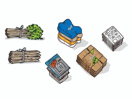 Illustration, refuse, resources, dumping garbage, 