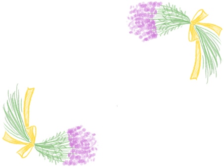 Illustration, lavender, bouquet, purple, 