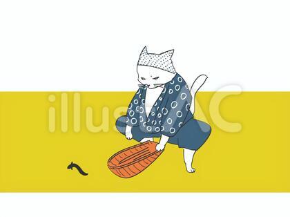 どじょうすくいねこ
