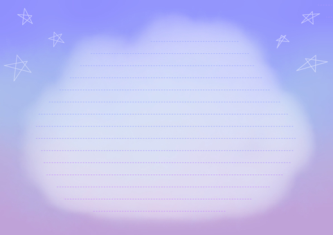 ファンシーな星空の便箋 背景,背景素材,壁紙,模様,かわいい,シンプル,夢,ファンシー,ゆめかわいい,空のイラスト素材