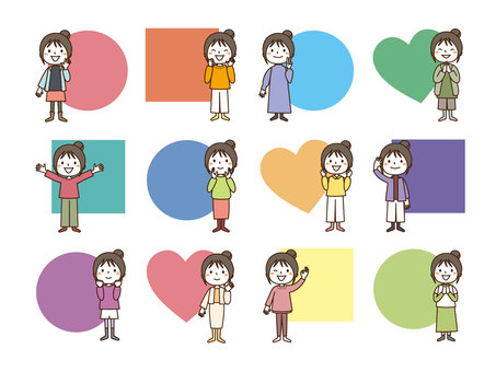 Illustration, people, woman, girl, 