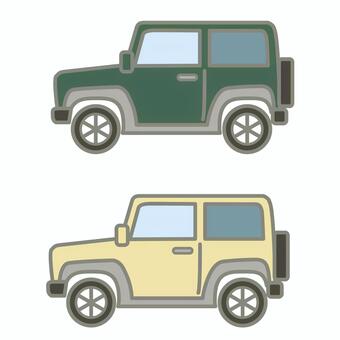 4輪駆動車 乗用車,4輪駆動車,コンパクトsuv,町乗り,四駆,アイコン,イラストのイラスト素材