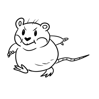 Illustration, hamster, hayvan, yaratıklar, 