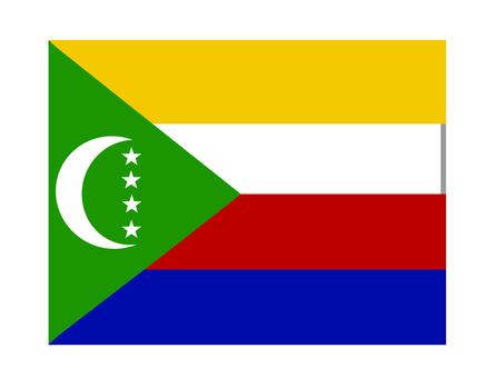 コモロ コモロ,国旗,掲揚,軍旗,弔旗,イラストのイラスト素材