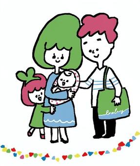 Illustration, parenting, heartwarming, png, JPG and PNG