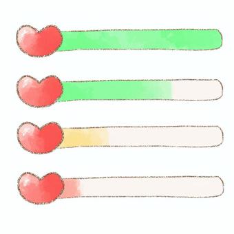 バロメーター バロメーター,ハート,ゲージ,水彩,アイコン,鉛筆のイラスト素材