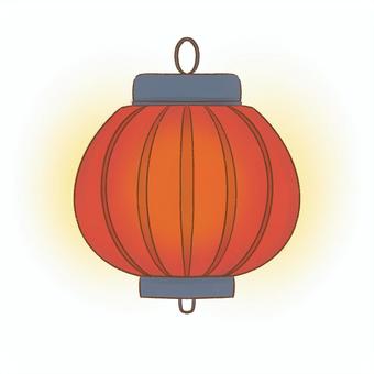 お祭りの提灯 お祭り,提灯,赤,灯,祭のイラスト素材