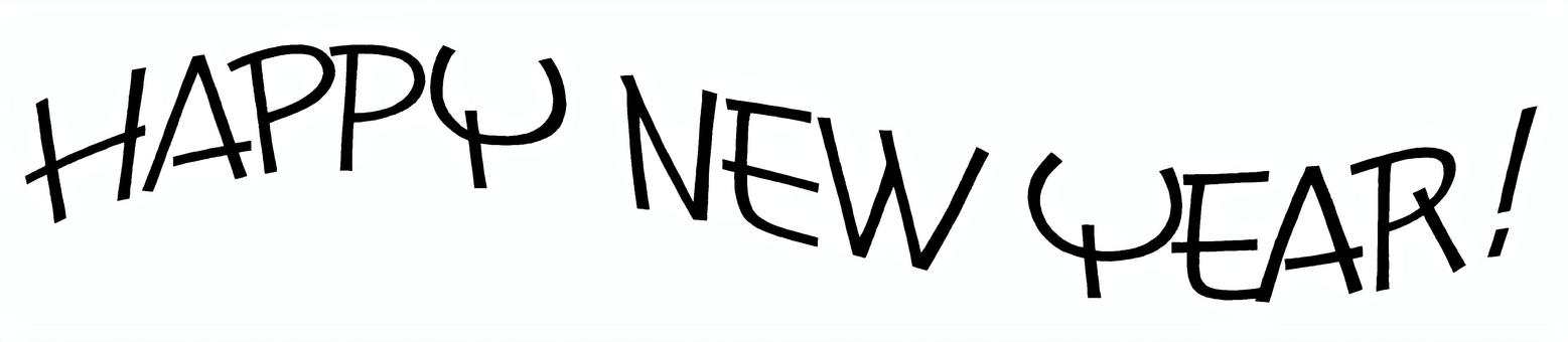 手描き文字ハッピーニューイヤー ハッピーニューイヤー,文字,年賀状,賀詞,英語,英文,年賀,シンプル,かわいい,丸文字のイラスト素材