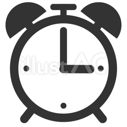 目覚まし時計3時ですね!