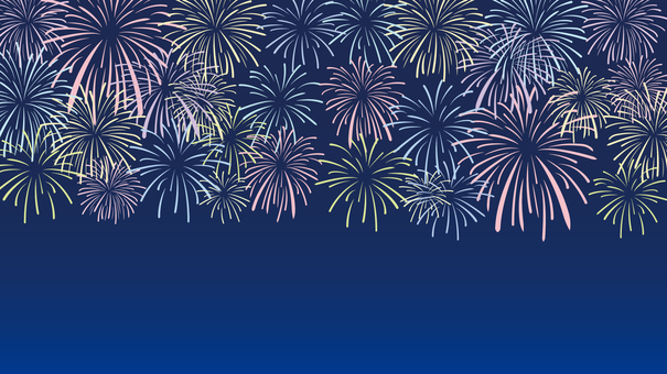 花火の背景イラスト
