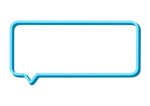 みずいろの四角いシンプルなふきだし みずいろの四角いシンプルなふきだし 吹き出し,セリフ,フレーム,漫画,コミック,シンプル,あしらい,漫画素材,水色,そらいろのイラスト素材