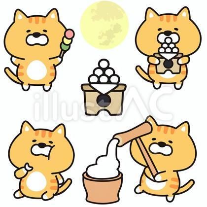 お月見セット猫_02