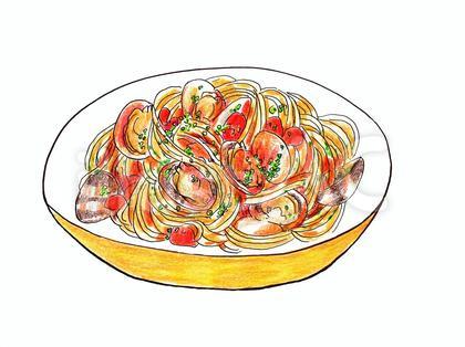 ボンゴレロッソ(あさりのパスタ)