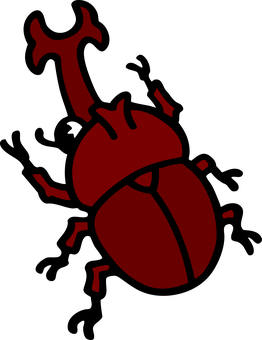 オスのカブトムシ