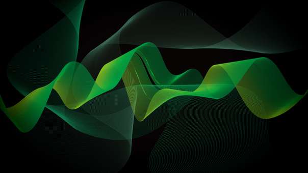 黒背景とラインウェーブ ラインウェーブ,曲線,流線,波,揺らぎ,黒背景,壁紙,背景,抽象的,不思議のイラスト素材