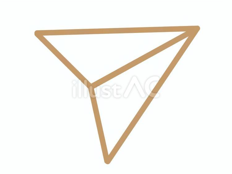 紙飛行機アイコン（送信のマーク） 紙飛行機,アイコン,送信のイラスト素材