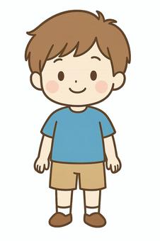 笑顔の男の子