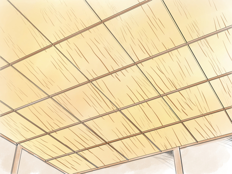 和室の天井 和室,天井,木造,建物,家のイラスト素材