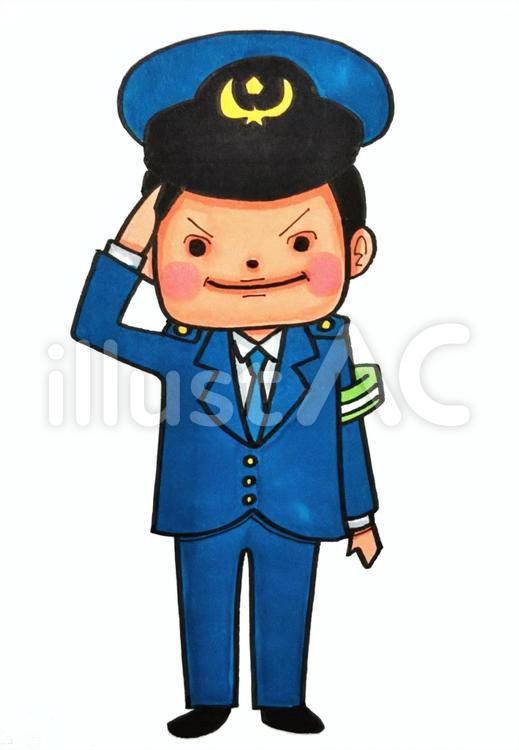 警察官イラスト No 無料イラストなら イラストac
