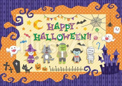 カラフルポップな ハロウィンセット