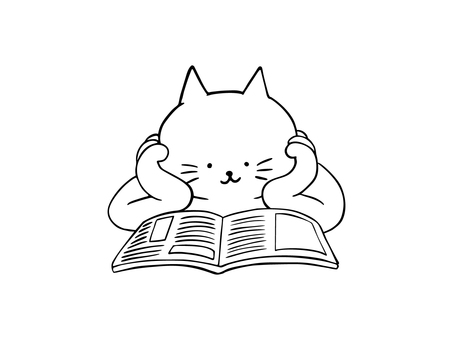 Illustration, magazine, reading, booklet, 